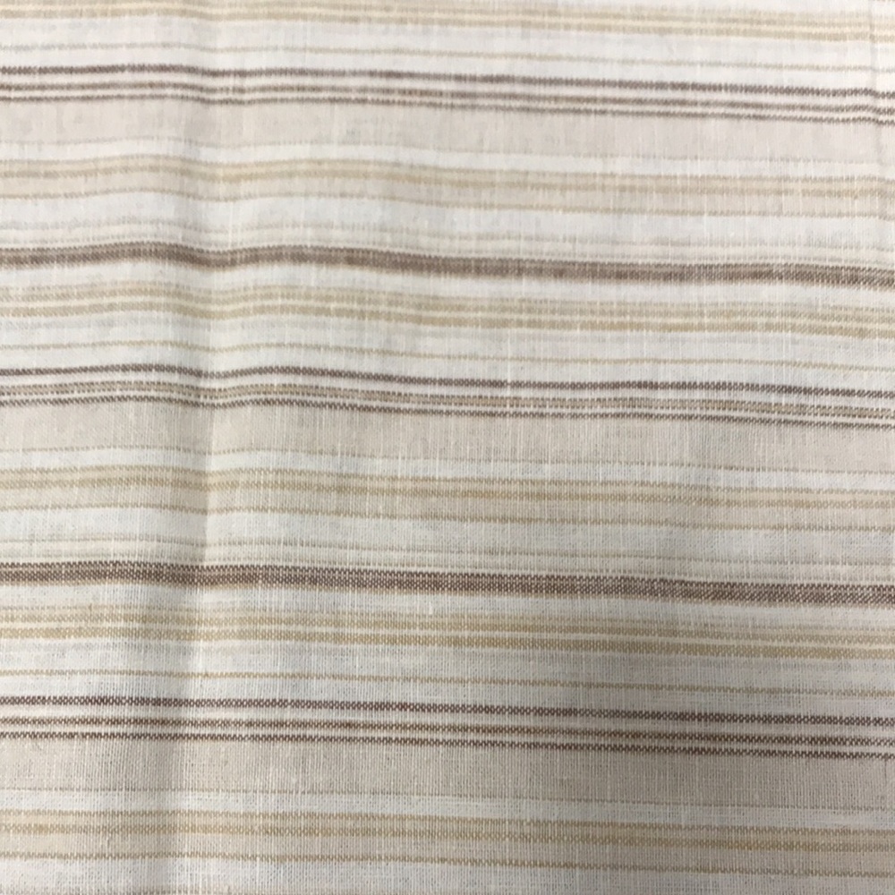 Stripe linen fabric.  Half yard.  Vintage looking but new..